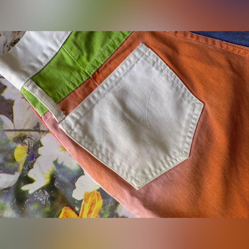 Vintage Steel Color Block High Rise Shorts 🌵5 - Picture 5 of 12